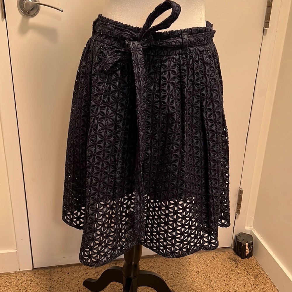 Eyelet skirt